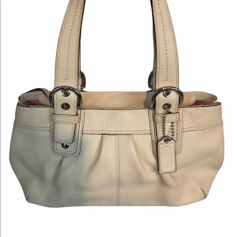 Coach Cream Shoulder Bag
